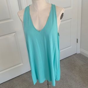 Aqua/green tank top from Halogen